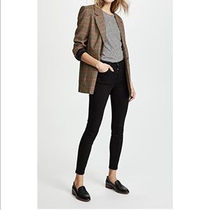 Current Elliot High Waist Stiletto Black NWT 26